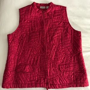 Chico’s Raspberry Light Vest